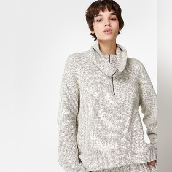 Sweaty Betty Restful Boucle in Lily White - Picture 10 of 10